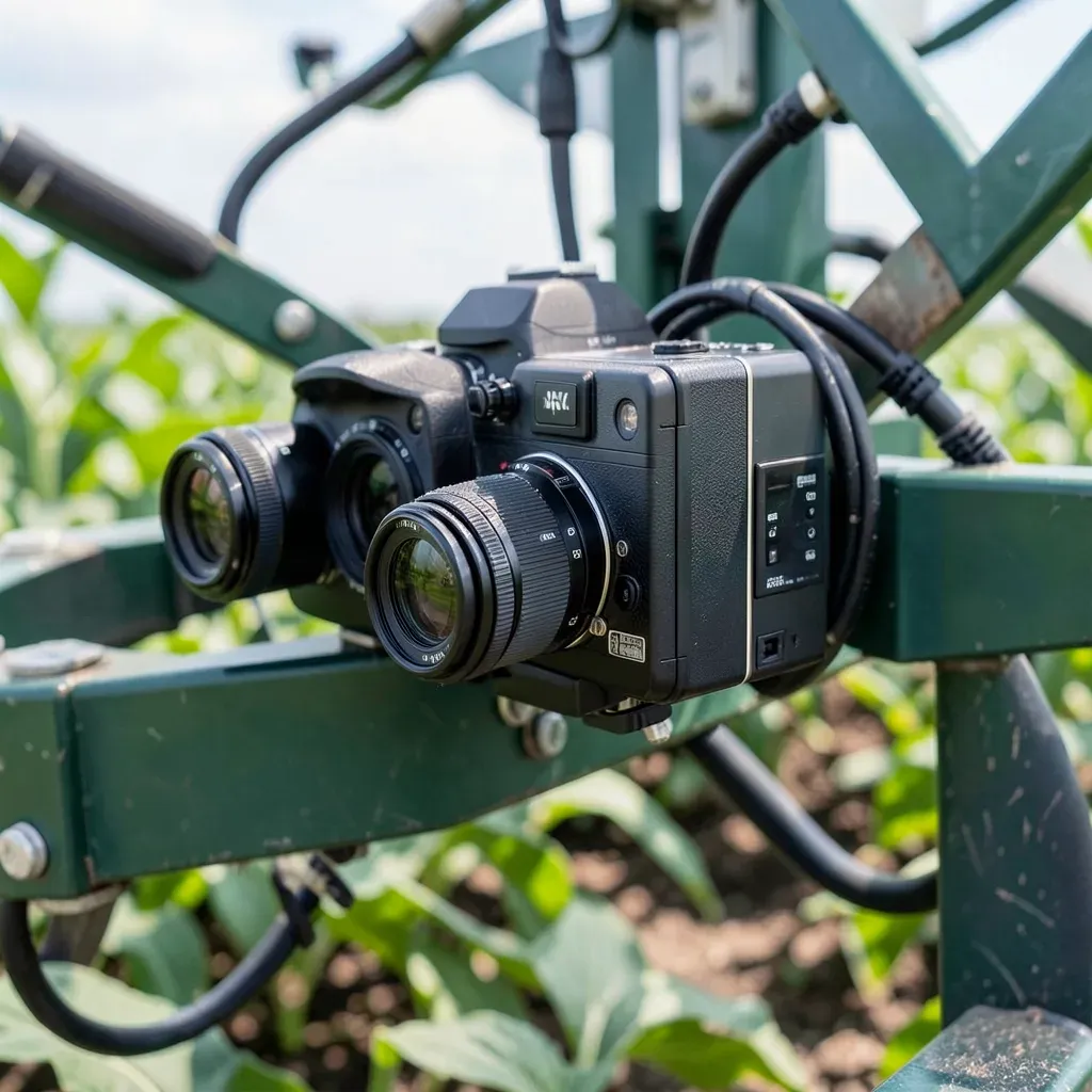 Telecamere e unità di elaborazione per il riconoscimento delle infestanti
