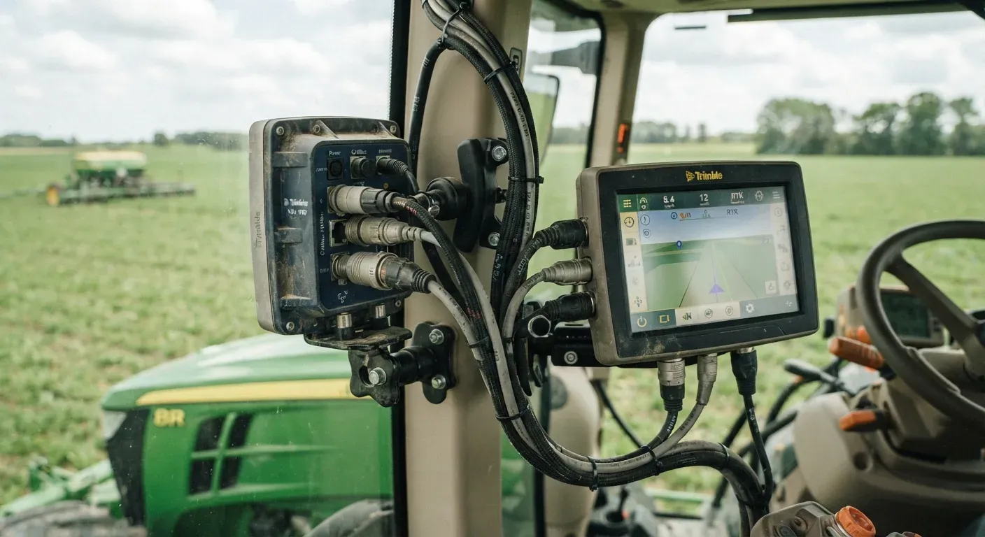 Componente interconnessa di una macchina agricola 4.0